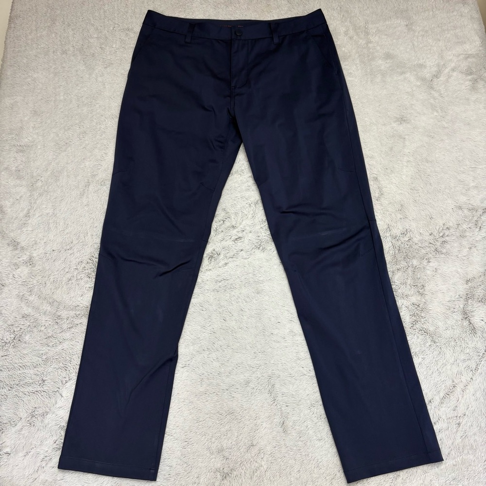 Rhone Commuter Pants Navy Blue Men's Sz 35 Performance Stretch Golf Work‎